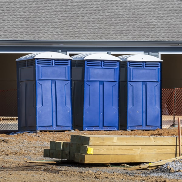 how can i report damages or issues with the porta potties during my rental period in Cuttingsville VT